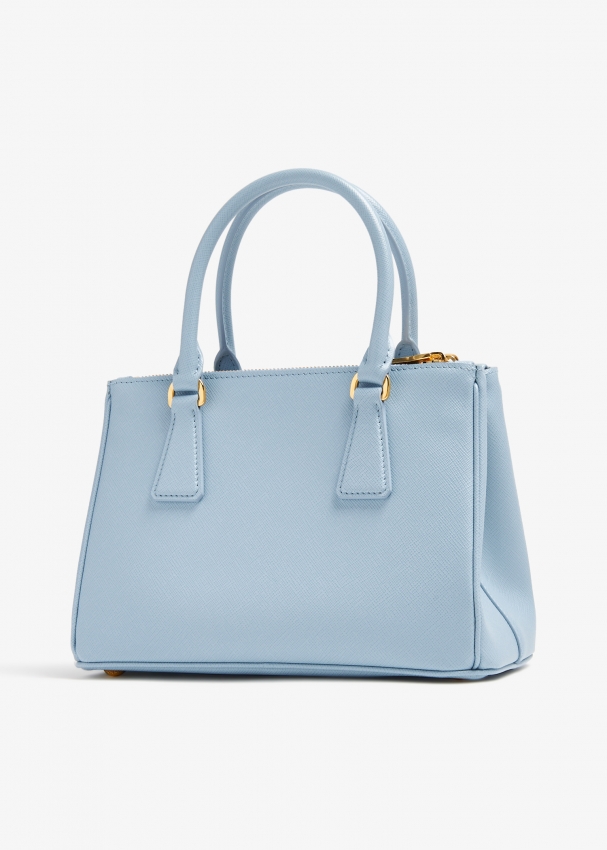 Prada Galleria small leather bag for Women Blue in UAE Level Shoes