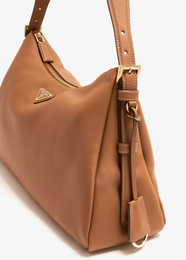 Aimee large leather shoulder bag