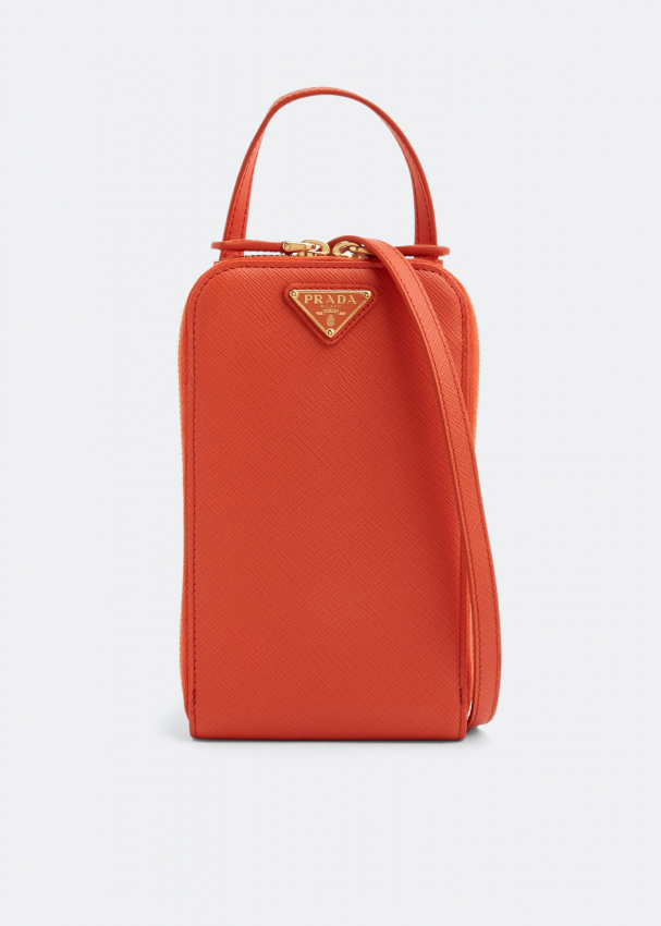 Prada Saffiano Leather Mini-bag in Orange