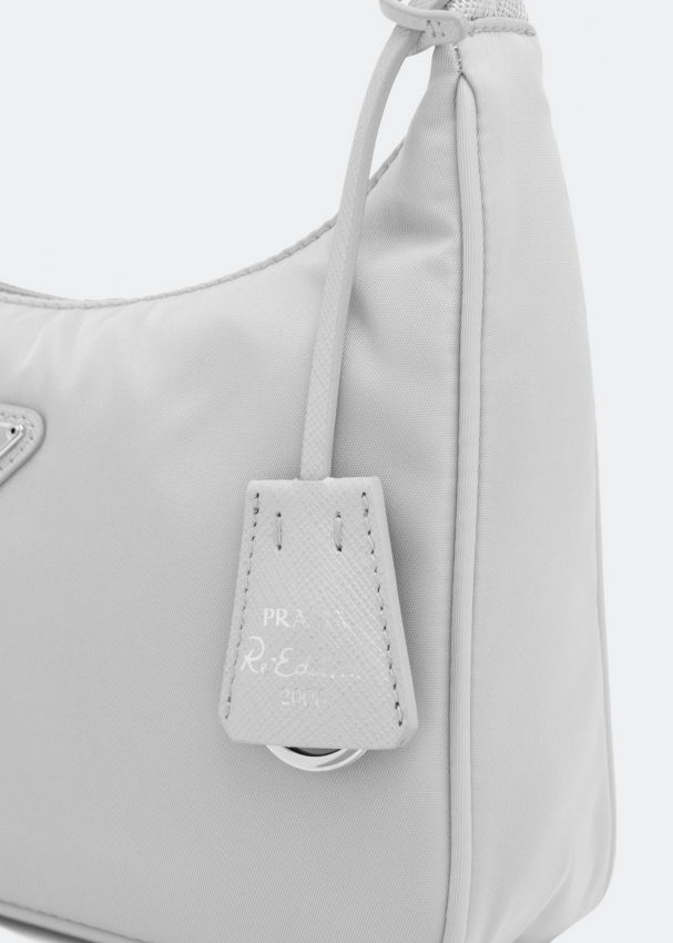 White Re-nylon Prada Re-edition 2000 Mini-bag