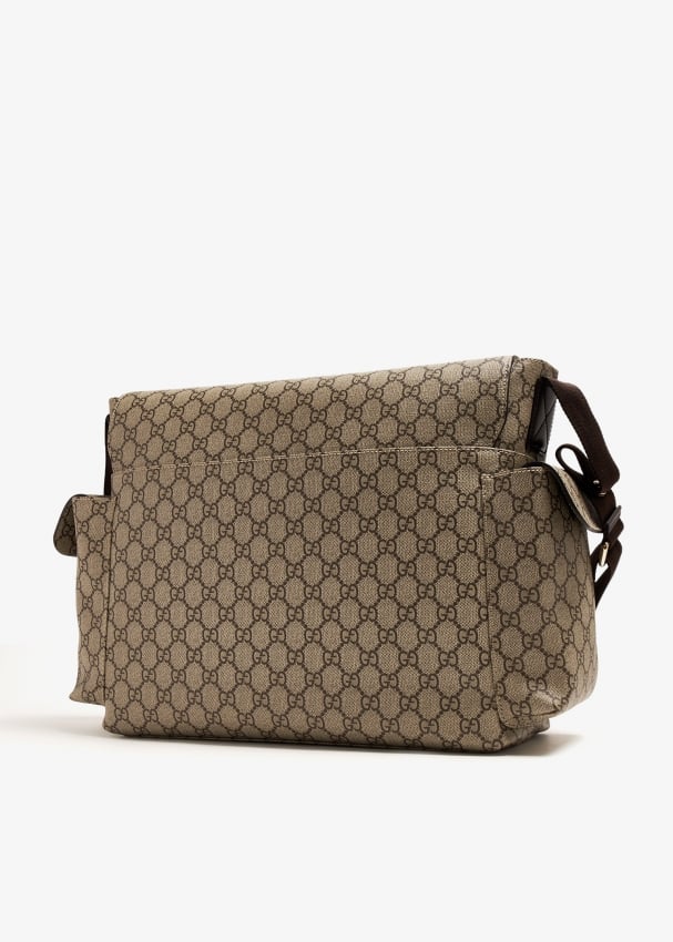 Gucci gg supreme diaper bag hotsell