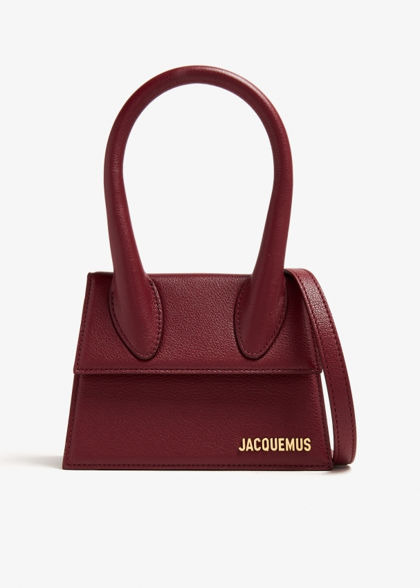 Jacquemus Le Chiquito Moyen bag for Women - Burgundy in UAE | Level Shoes