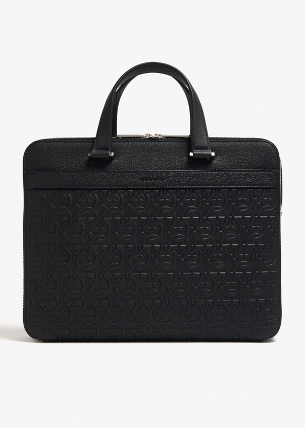 Embossed briefcase online