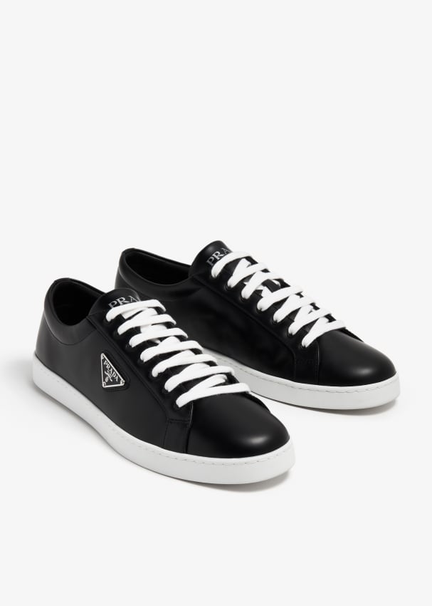 Mens black outlet prada sneakers