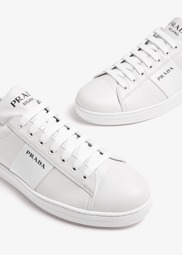 Prada white best sale trainers mens