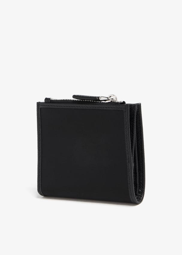 Prada small zip wallet sale