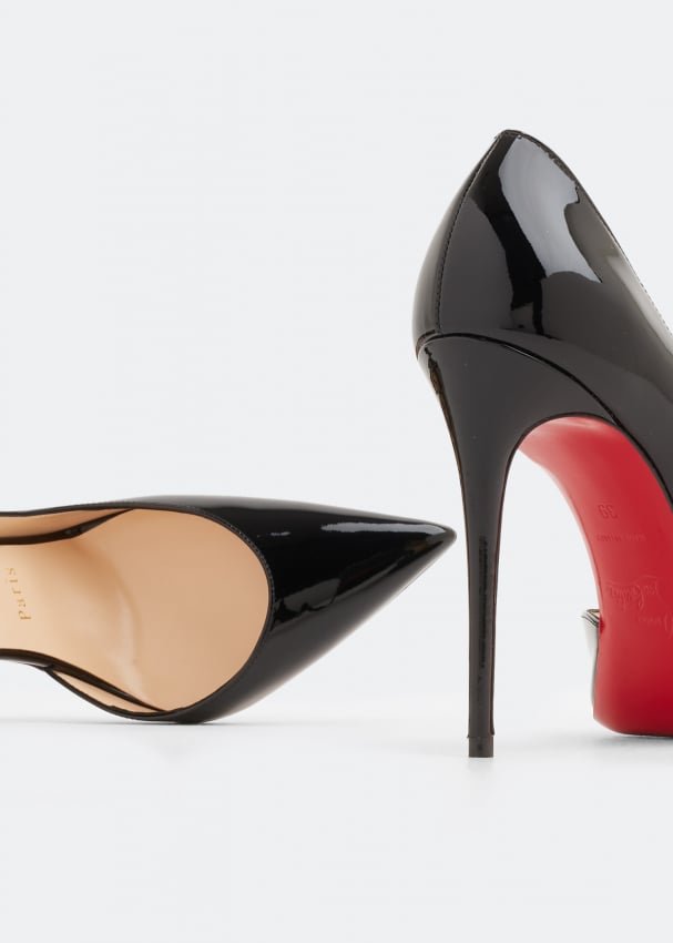 Hot Chick Sling - 70 mm Pumps - Patent leather - Black - Christian Louboutin  United States