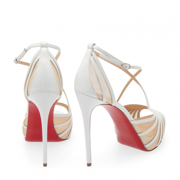 Christian Louboutin Filamenta platform sandals for Women Neutral