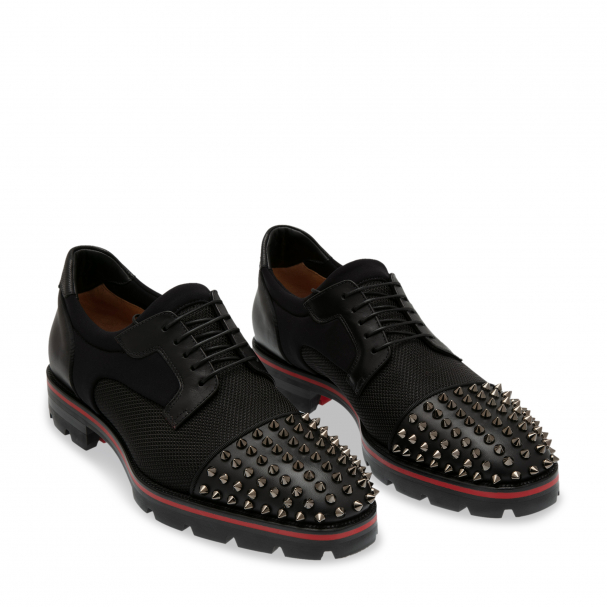 Christian Louboutin Luis Spike-Toe Derby Shoes