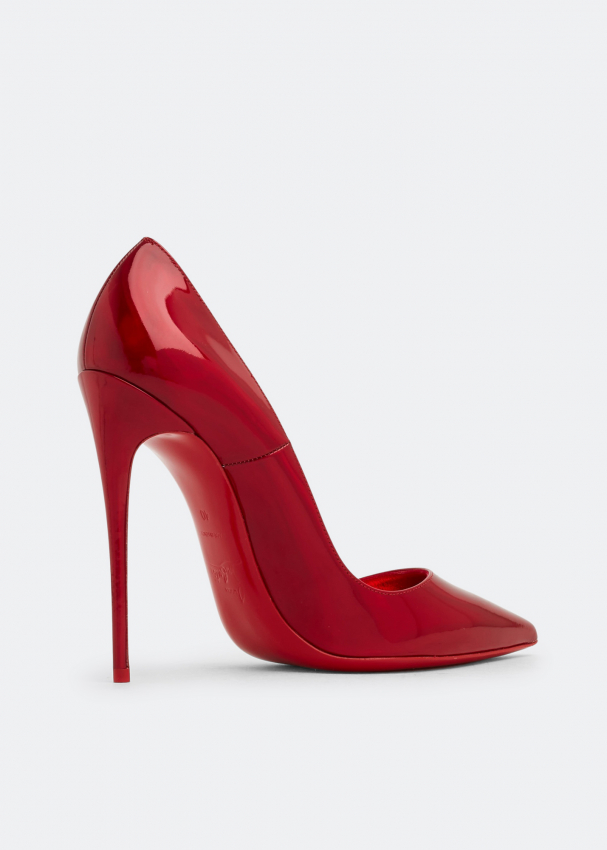 Christian Louboutin Women's So Kate 120 Patent Leather Pumps - Red - 7.5