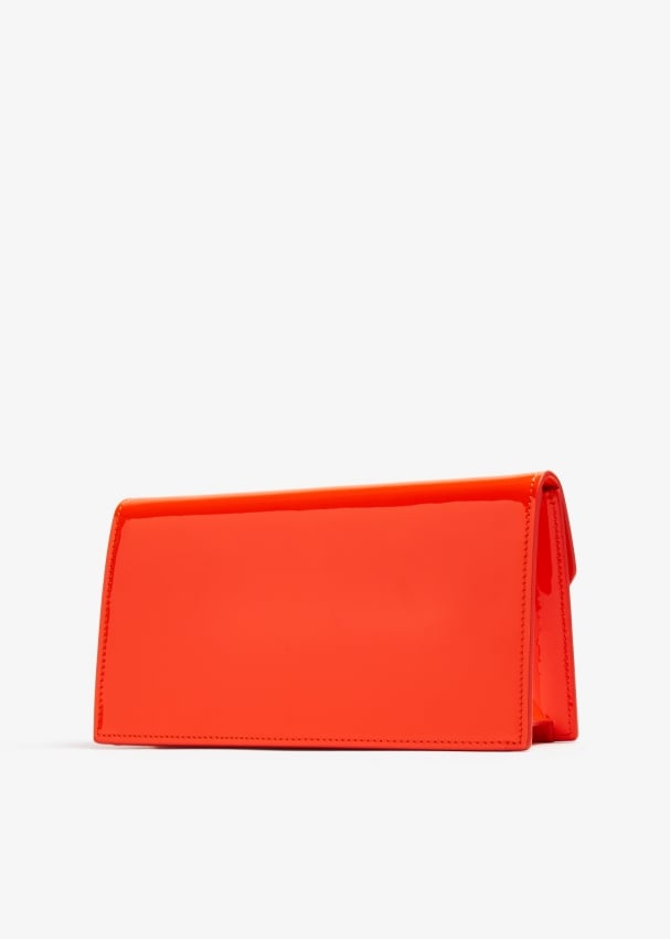 Orange clutch cheap bag