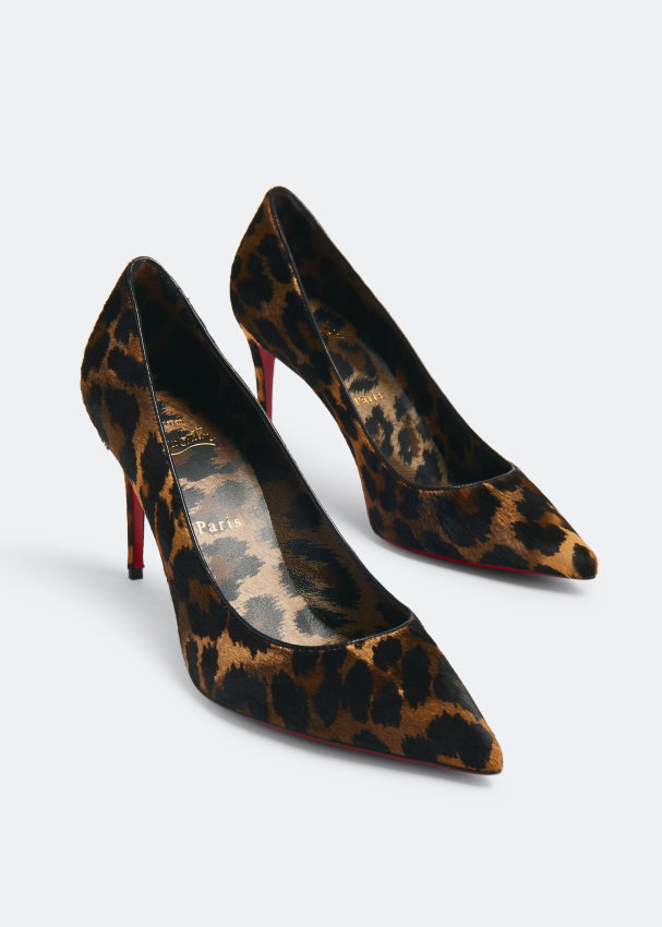 Christian Louboutin Kate Leopard Pumps 85