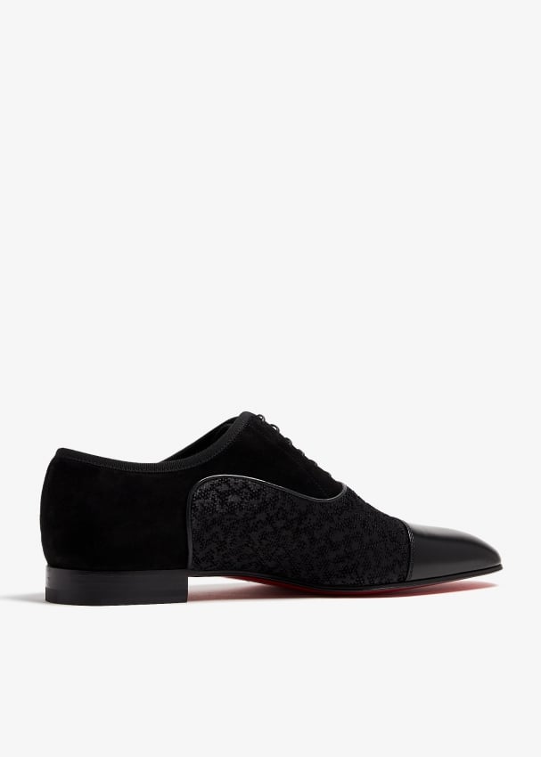 Christian Louboutin Greggo Oxford shoes for Men Black in Kuwait Level Shoes