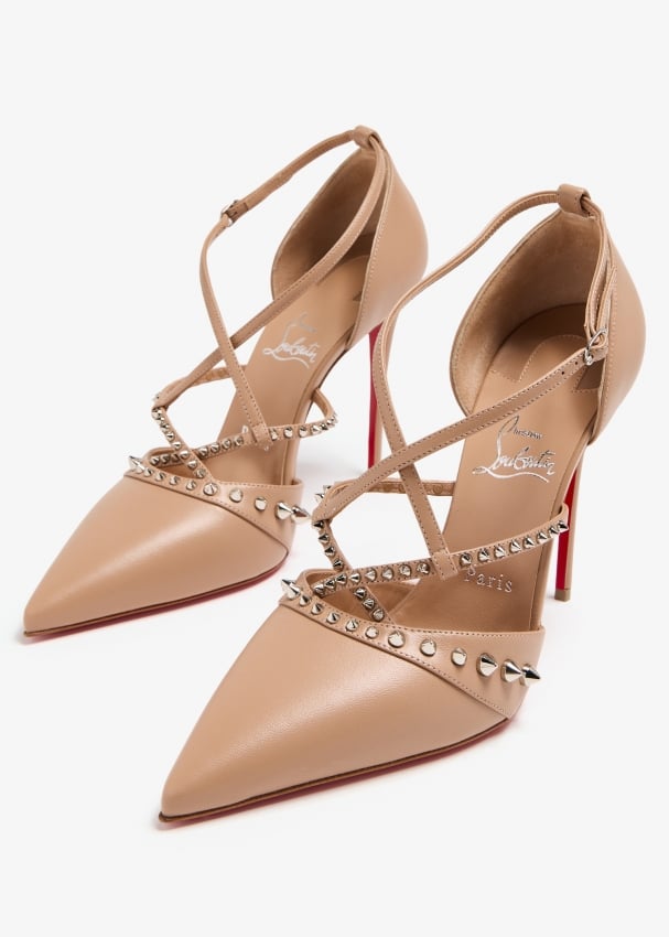 Louboutin heels spikes best sale