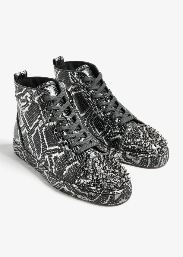 Christian Louboutin Lou Spikes Orlato sneakers for Men Printed in KSA Level Shoes