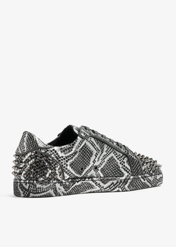 Christian louboutin snakeskin sneakers best sale