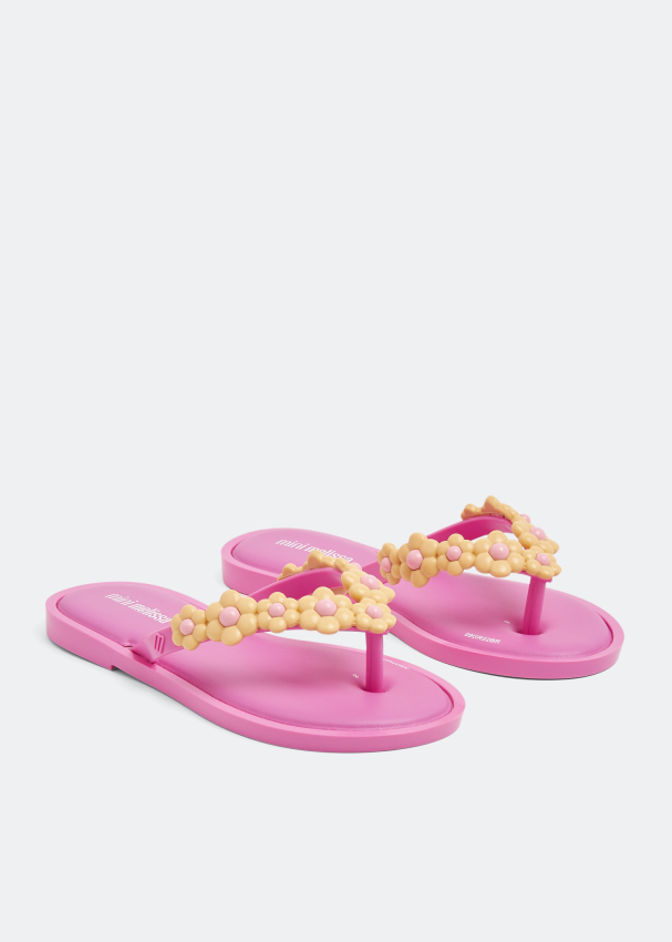 Flip Flop Spring in Pink/Yellow – Melissa Shoes
