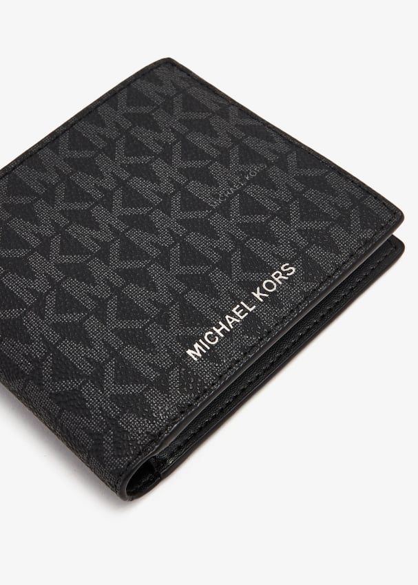 Michael Kors Hudson billfold wallet for Men Black in Kuwait Level Shoes