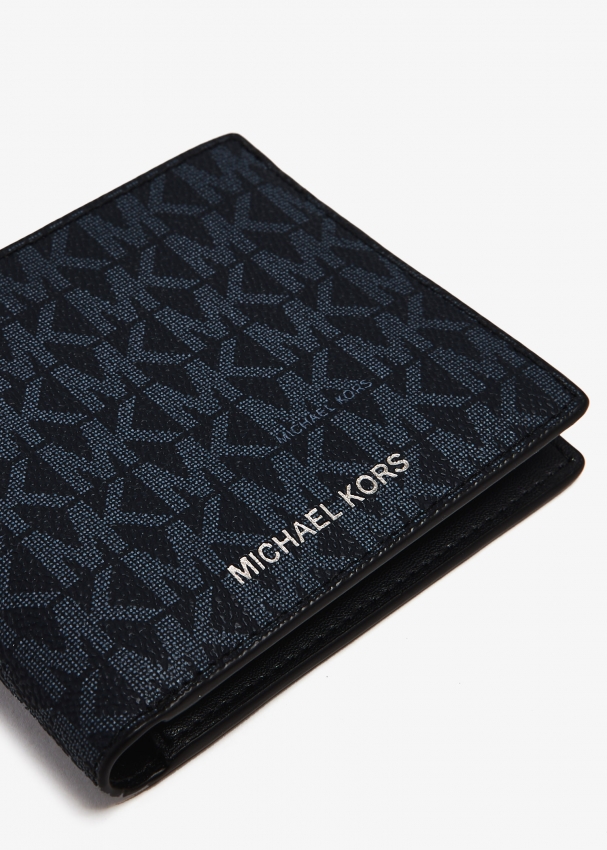 Michael Kors Hudson billfold wallet for Men Blue in UAE Level Shoes