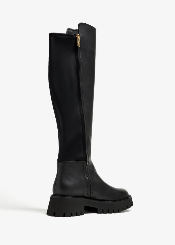 Michael Kors Asher boots for Women Black in Bahrain Level Shoes