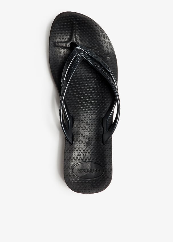 Black wedge havaianas online