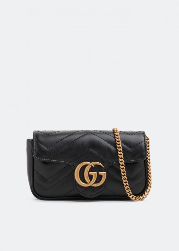 Gucci GG Marmont super mini bag for Women - Black in UAE | Level Shoes