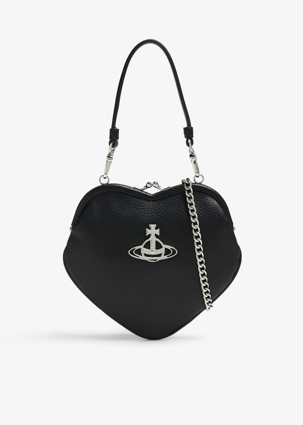 Vivienne Westwood Belle heart frame purse for Women - Black in UAE | Level  Shoes