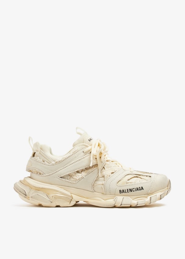 Cream balenciaga shoes on sale