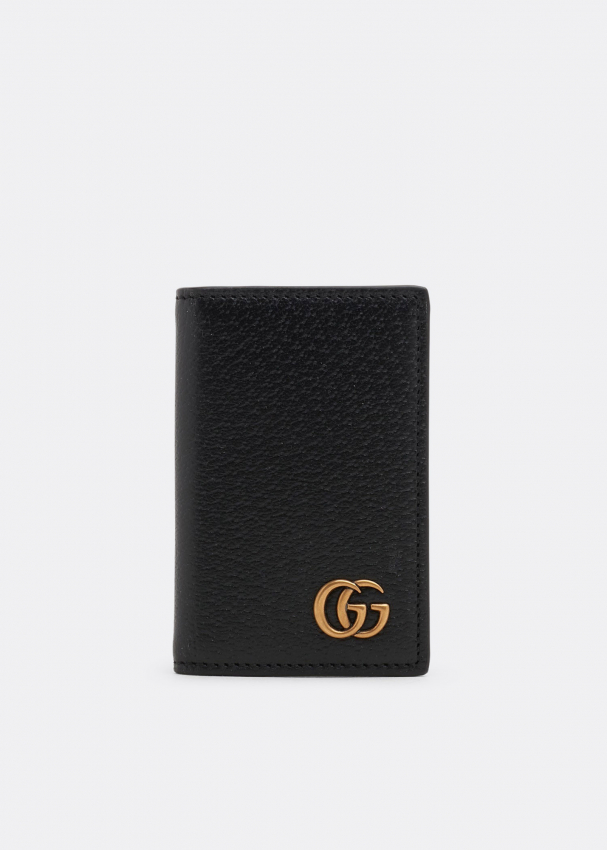 Gucci GG Marmont card case for Men - Black in UAE | Level Shoes