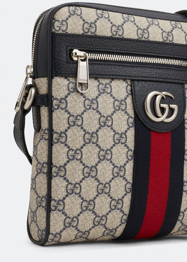Gucci - Ophidia Small Gg Supreme Web Stripe Cross-Body Bag - Mens