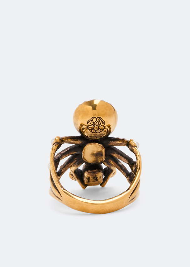 Alexander McQueen SPIDER RING OTTONE for Women - Gold in KSA