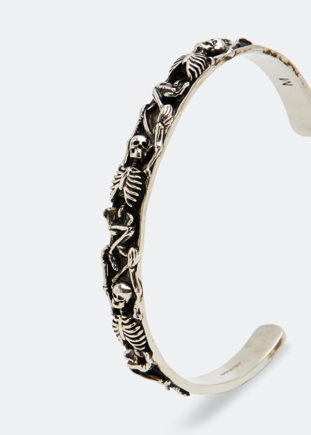 Alexander McQueen Skull Charm Bracelet Silver Men's - US