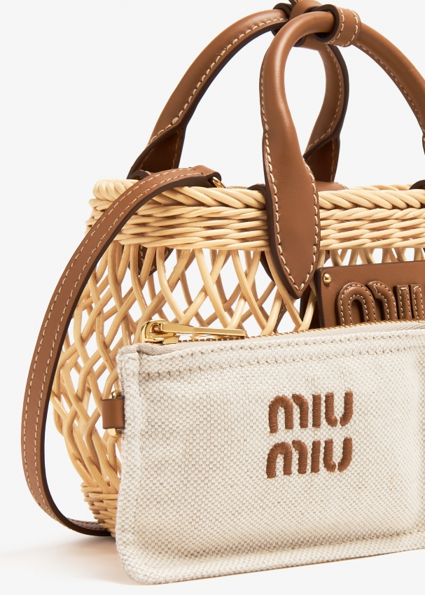 Miu miu basket bag sale