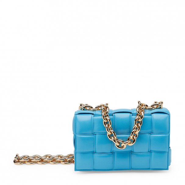 Bottega Veneta Chain Cassette bag for Women - Blue in KSA | Level 