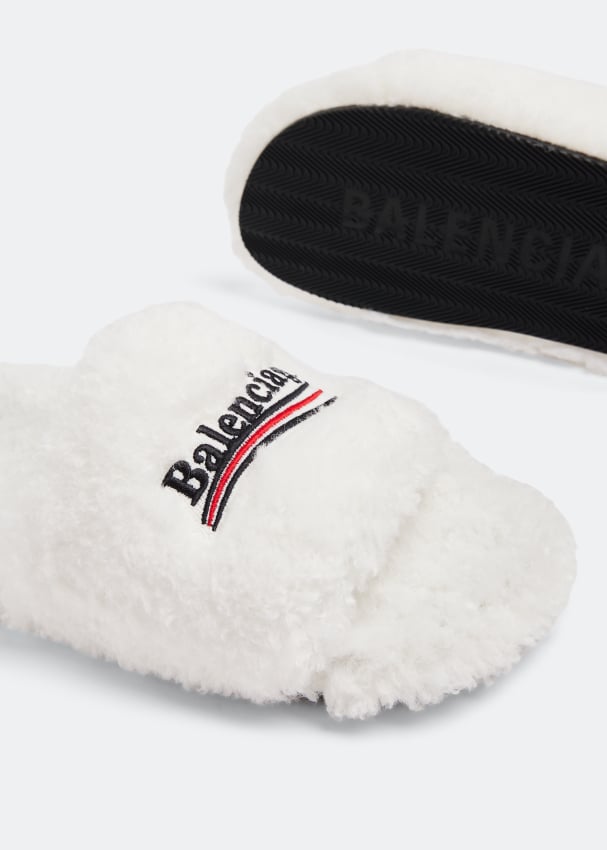 Balenciaga Women's Furry Slides