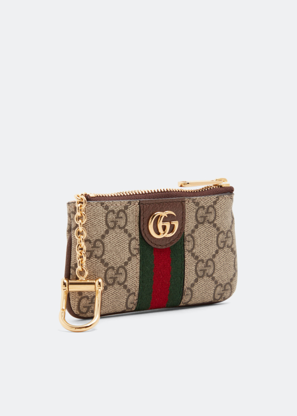 Gucci Ophidia GG Key Case, Beige, GG Canvas