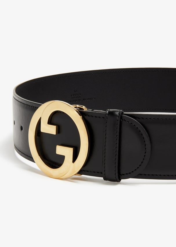 Gucci Blondie wide belt for Women Black in KSA Level Shoes