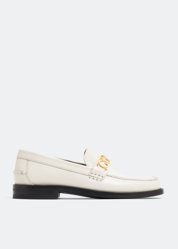 Gucci Leather loafers for Women - White in UAE | Level Shoes