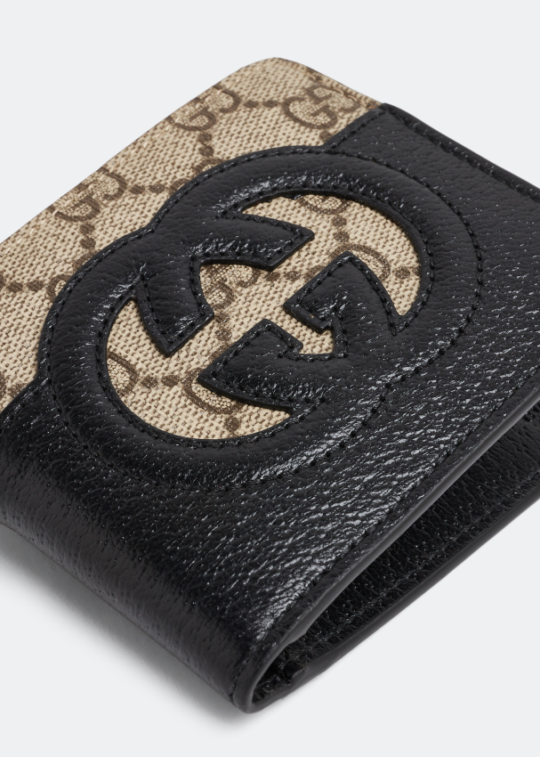 Gucci Interlocking G wallet for Men - Black in Bahrain