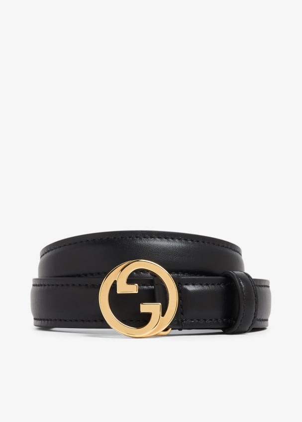 Gucci Blondie thin belt for Women - Black in UAE | Level Shoes