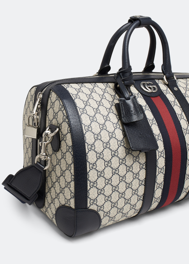 Gucci Beige Savoy Medium Ophidia Duffle Bag
