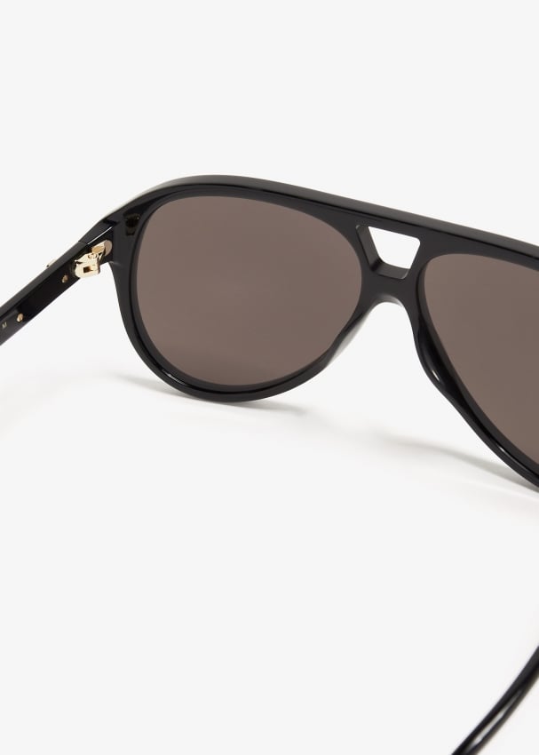 Gucci aviator rubber sunglasses best sale