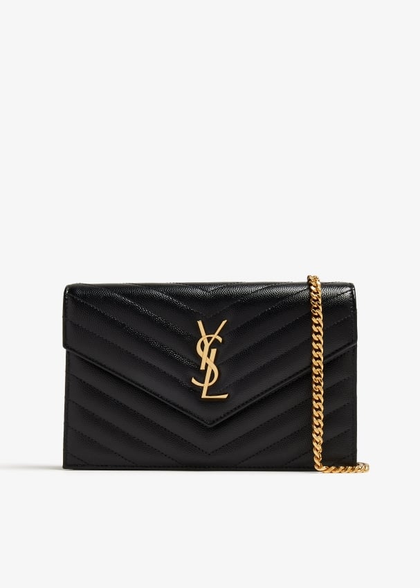 Envelope chain wallet saint laurent best sale