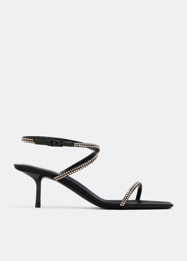 Saint Laurent Nuit sandals for Women - Black in UAE | Level Shoes