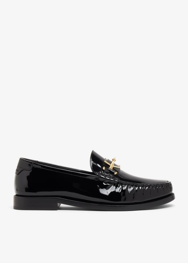 Saint Laurent Le Penny loafers for Women - Black in UAE | Level Shoes
