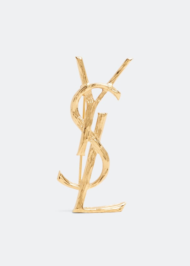 Saint Laurent Opyum brooch for Women - Gold in UAE | Level Shoes