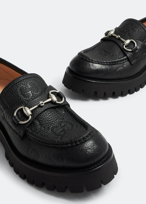 Gucci Horsebit lug sole loafers for Women - Black in UAE | Level Shoes
