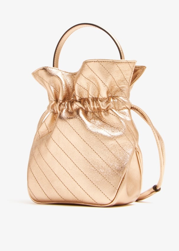 Gucci Blondie mini bucket bag for Women - Gold in UAE | Level Shoes