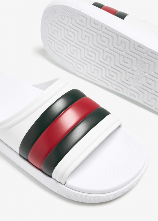 Mens gucci web slide sandal online