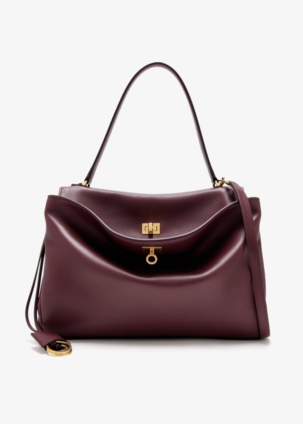 Balenciaga bag maroon sale